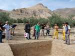 Grupo de visitantes en Medina Elvira